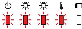EPSON EB-Z8455WU - Signification des témoins - 5