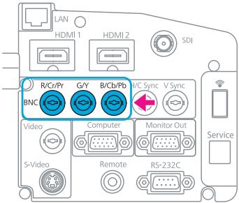 EPSON EB-Z8455WU - Connexion à un équipement vidéo - 3