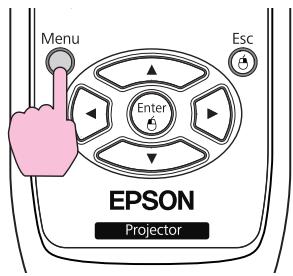 Menu Esc Enter EPSON Projector