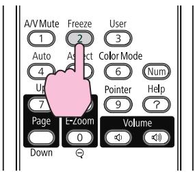 A/V Mute Freeze User 1 2 3 Auto Aspect Color Mode 4 6 Num Up Pointer Help 7 9 ? Page E-/Zoom Volume Down 0
