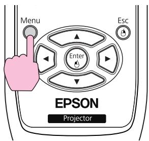 Menu Esc Enter EPSON Projector