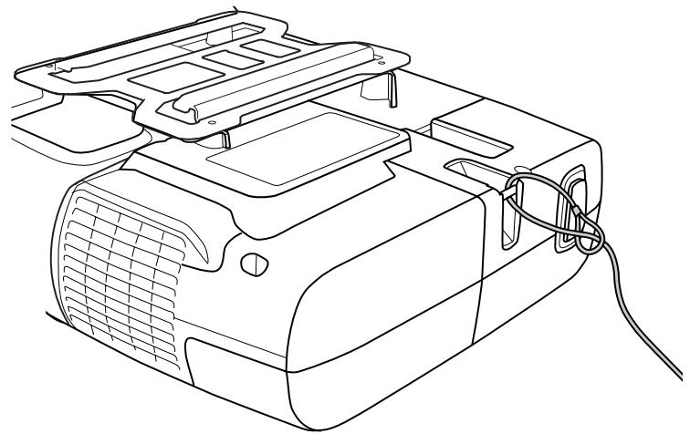 EPSON EB-450WI - Installation du câble antivol - 1