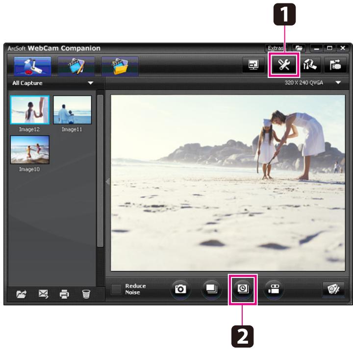 EPSON EB-460I - Cliquez sur le bouton Démarrer la chronocinématographie pour commencer à capturer des images. - 1