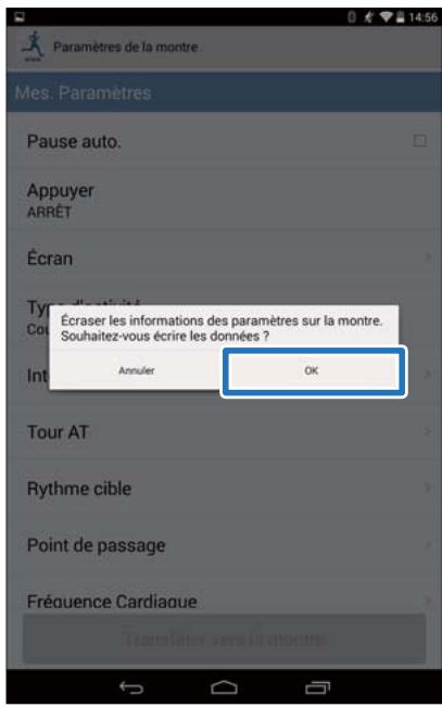EPSON RUNSENSE SF-810 - Appuyez sur OK. - 1