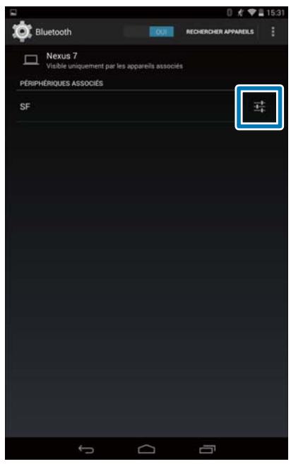 EPSON RUNSENSE SF-810 - Assurez-vous que les appareils sont désappairés, puis appuyez sur OK. - 2