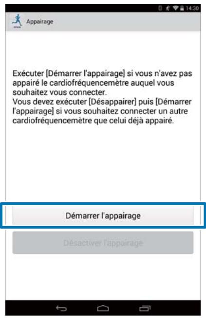 EPSON RUNSENSE SF-810 - Appairez l'appareil runsense avec votre smartphone - 4