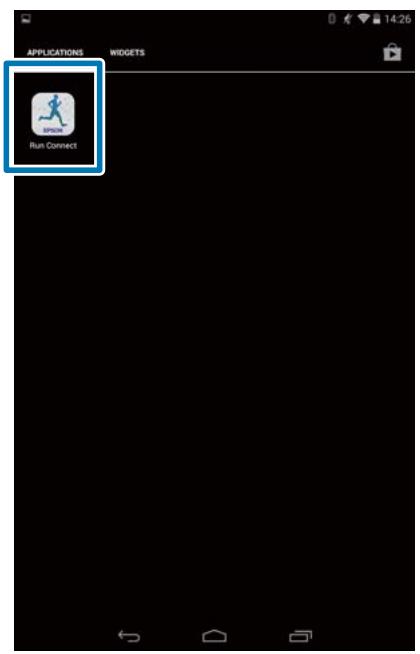 EPSON RUNSENSE SF-810 - Appairez l'appareil runsense avec votre smartphone - 1