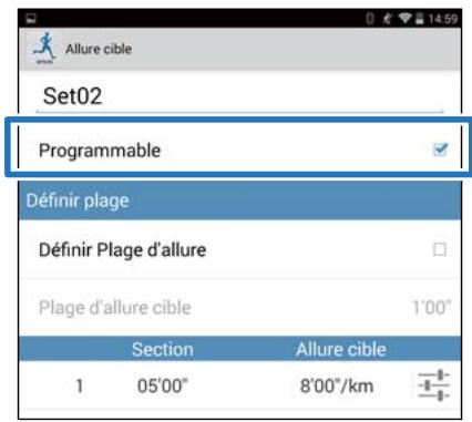 EPSON RUNSENSE SF-810 - Modification des paramètres - 6