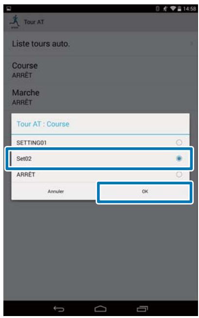 EPSON RUNSENSE SF-810 - Appuyez sur retour. - 5