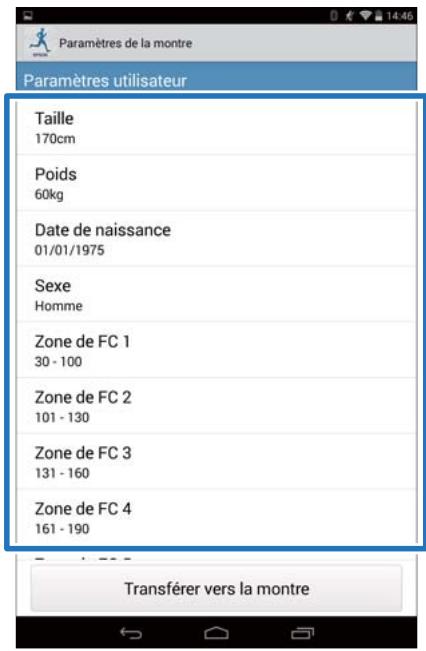 EPSON RUNSENSE SF-810 - Remarque : - 2