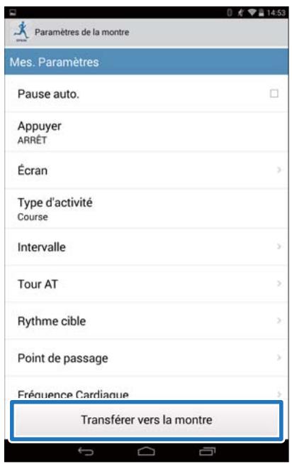 EPSON RUNSENSE SF-810 - Appuyez sur retour. - 8