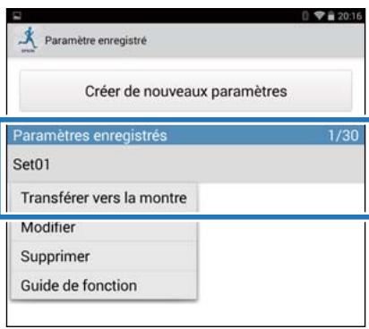 EPSON RUNSENSE SF-810 - Appuyez sur OK sur le smartphone. - 2