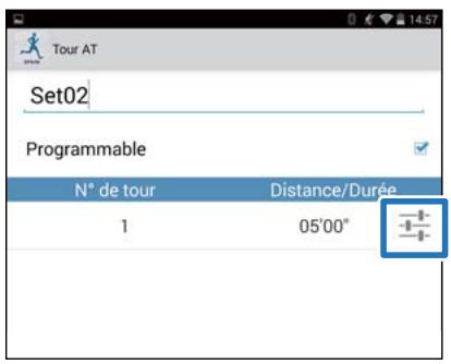 EPSON RUNSENSE SF-810 - Modification des paramètres - 1