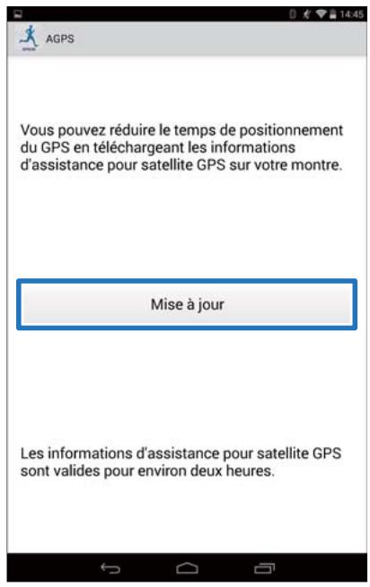 EPSON RUNSENSE SF-810 - Réduction du temps de positionnement GPS (AGPS) - 7