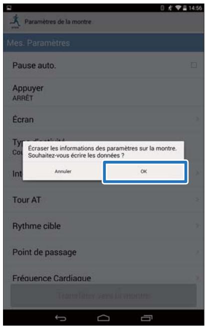 EPSON RUNSENSE SF-810 - Appuyez sur OK. - 1