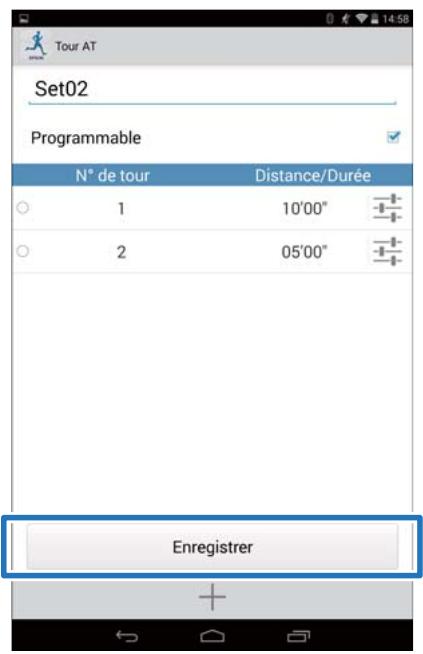 EPSON RUNSENSE SF-810 - Modification des paramètres - 4
