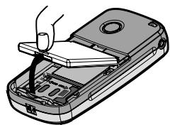 PANASONIC A210 - Retrait de la batterie - 2
