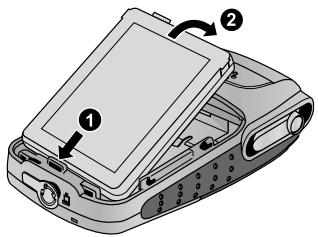 PANASONIC X300 - Mise en place de la batterie - 2