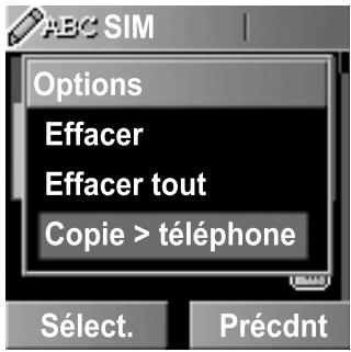 PANASONIC X300 - Depuis contacts - 1