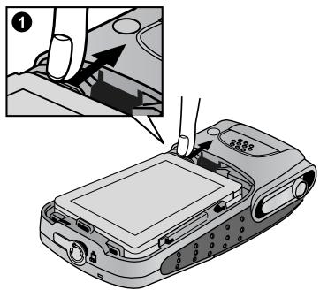 PANASONIC X300 - Retrait de la batterie - 1