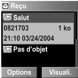 PANASONIC X300 - Depuis messages - 1