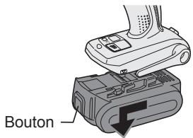 PANASONIC EY7540 - Fixation ou retrait de la batterie autonome - 2