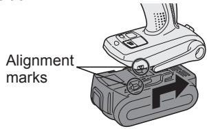 PANASONIC EY7540 - Attaching or Removing Battery Pack - 1