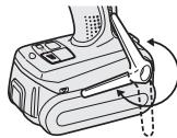 PANASONIC EY7540 - To Set the Belt Hook Angle Position - 2