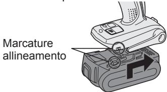 PANASONIC EY7540 - Applicazione o rimozione del pacco batteria - 1