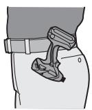 PANASONIC EY7540 - Modifica del lato del gancio da cintura - 1