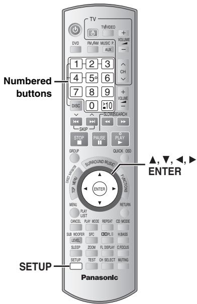 PANASONIC SC-HT744 - Play Menu - 1