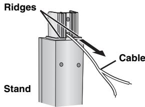 PANASONIC SC-HT744 - Attach the speaker to the stand. - 1