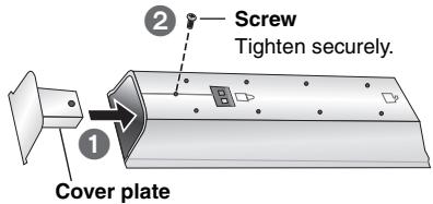 PANASONIC SC-HT744 - ■ Attaching to a wall - 4