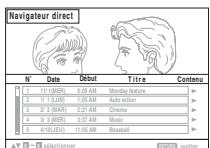 PANASONIC SC-HT744 - Appuyer sur [DIRECT NAVIGATOR]. - 1