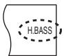 PANASONIC SC-HT744 - Appuyer sur [H.BASS]. - 1