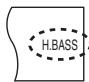 PANASONIC SC-HT744 - Press [H.BASS]. - 1