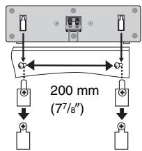 PANASONIC SC-HT744 - ■ Attaching to a wall - 7