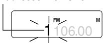 PANASONIC SL-J610V - ■ Mise en mémoire de stations radio - 2