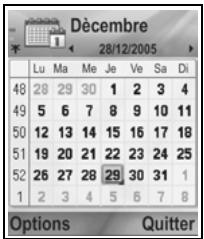 PANASONIC EB-X700 - Affichage mois - 1