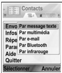 PANASONIC EB-X700 - Menu au sein d'un menu - 1