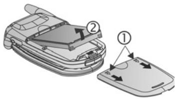 PANASONIC EB-X700 - Retrait de la batterie - 1