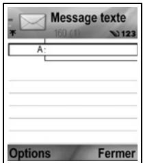PANASONIC EB-X700 - Créer des messages TEXTE - 1