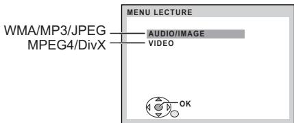 PANASONIC SC-PT470 - Utiliser MENU lecture - 1
