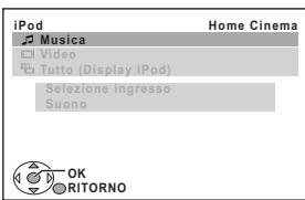 PANASONIC SC-PT470 - Quando si utilizes il menu START in modalità "IPOD" - 1