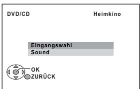 PANASONIC SC-PT470 - Zeigt das Menu START an. - 1