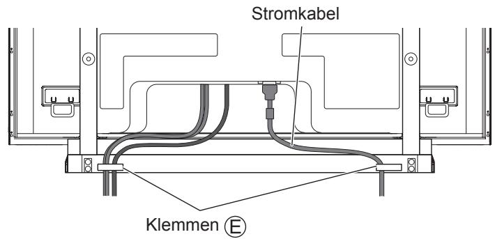 PANASONIC TY-ST65VX100 - Hinweise zum Bündeln der Kabel - 1