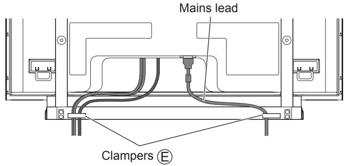 PANASONIC TY-ST65VX100 - Cable binding instructions - 1