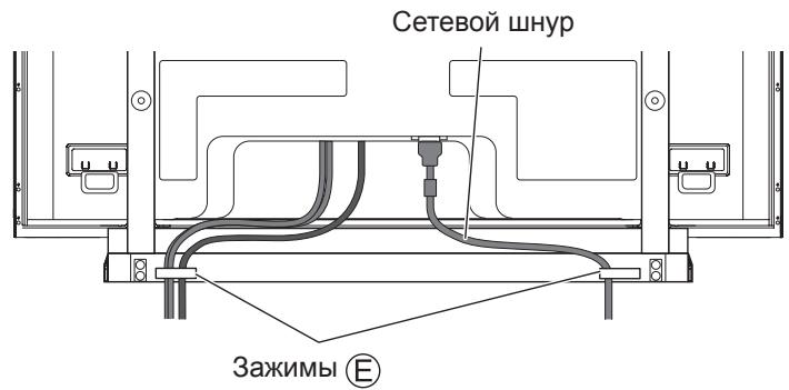 PANASONIC TY-ST65VX100 - Инструкция по закреплению кабелей - 1