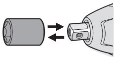 PANASONIC EY7547 - Fixation ou retrait de la douille - 1