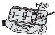 PANASONIC EY7547 - Verplaatsen van de riem-clip - 1